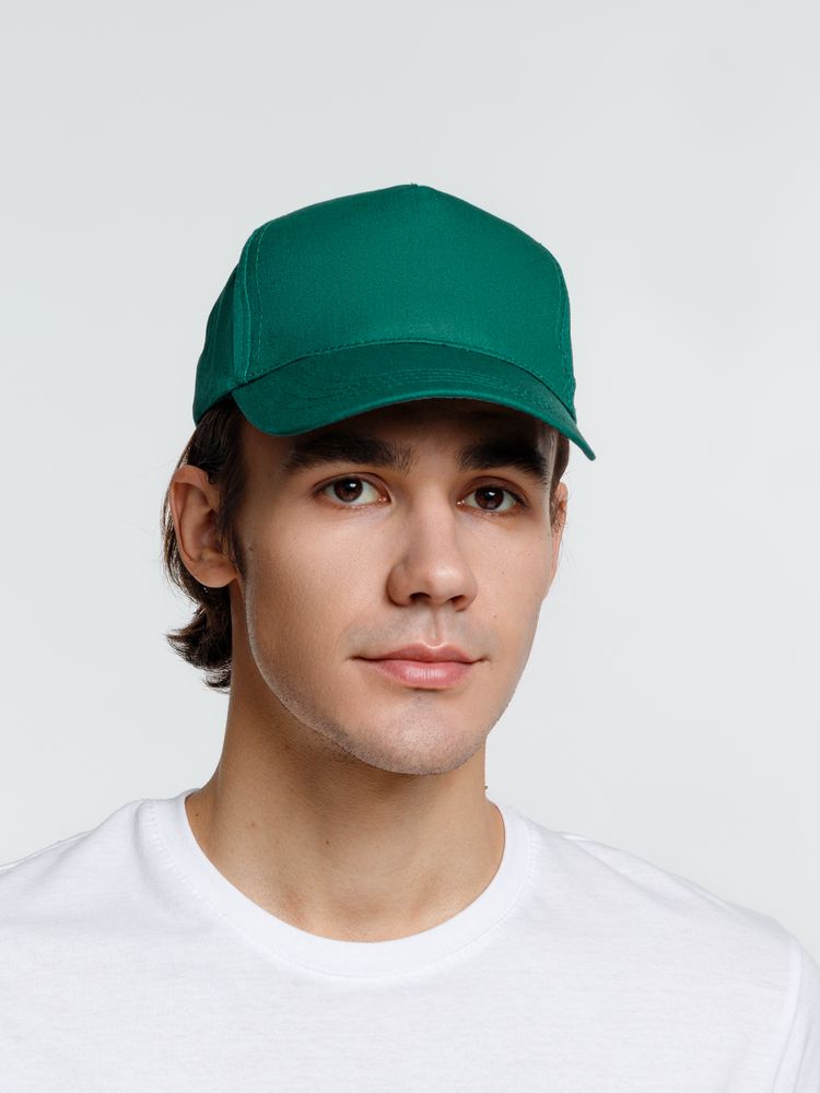 Бейсболка Promo, темно-зеленая-2