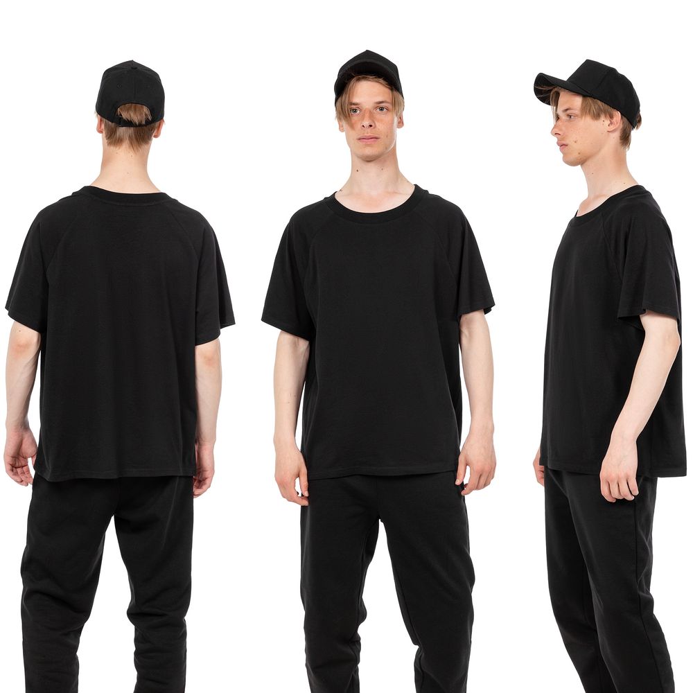 Бейсболка C1, черная-5