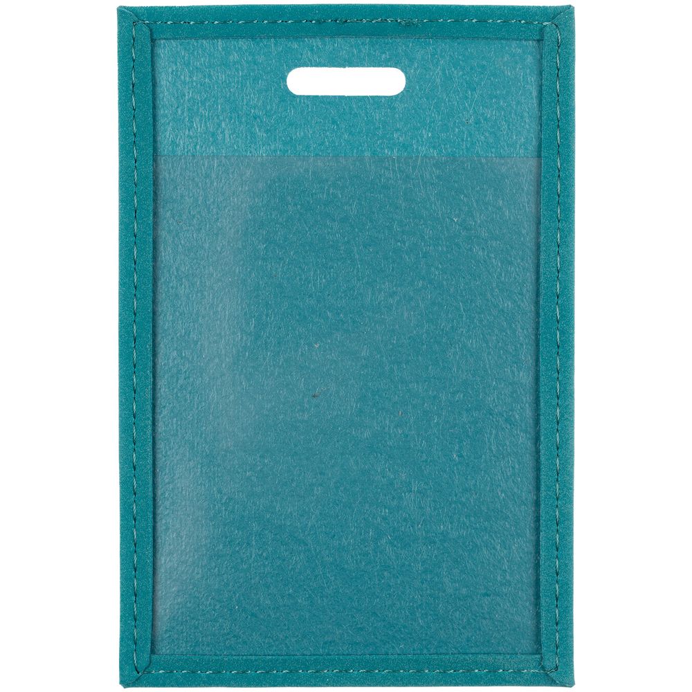 Чехол для пропуска Nubuk, бирюзовый-2