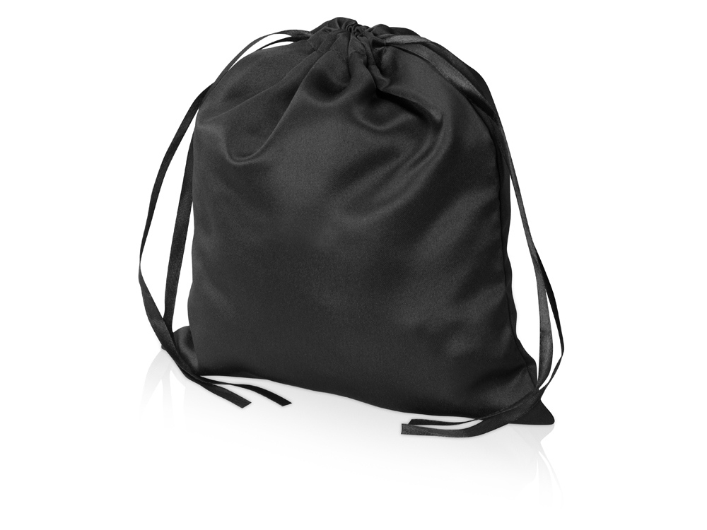 Мешочек подарочный сатиновый L, черный-0