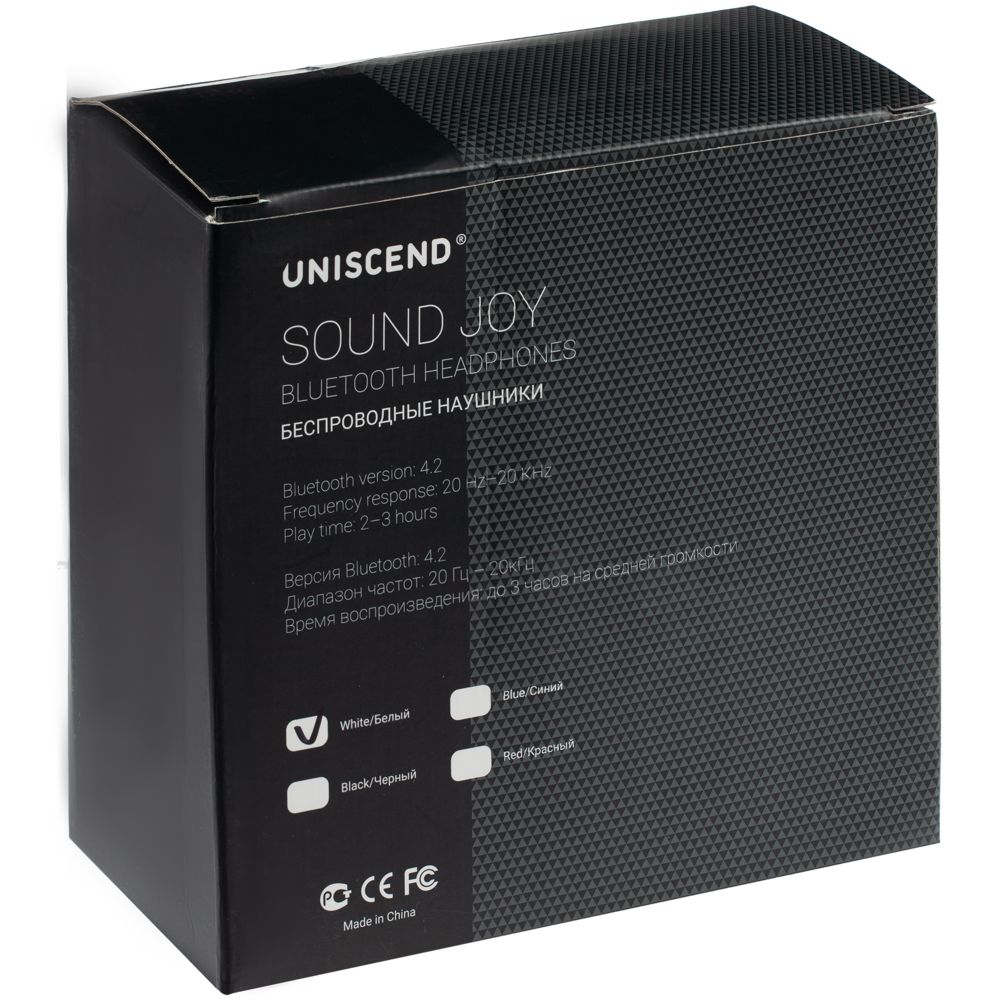 Беспроводные наушники Uniscend Sound Joy, белые-4