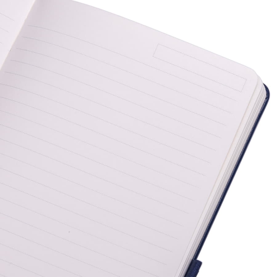 Бизнес-блокнот GLORI, A5, темно-синий, твердая обложка, в линейку, темно-синий-5