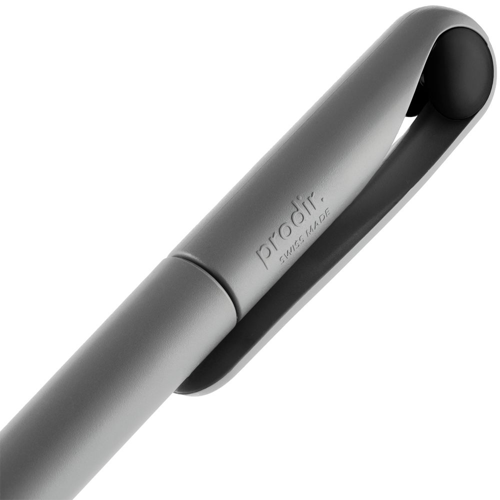 Ручка шариковая Prodir DS1 TMM Dot, серая с черным-2
