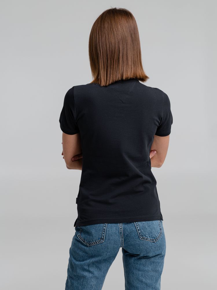 Рубашка поло женская Neptune, темно-синяя-5