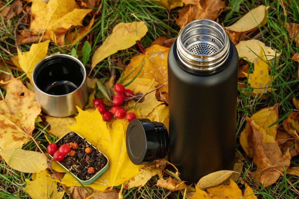 Термос с ситечком Hoffell, черный-3