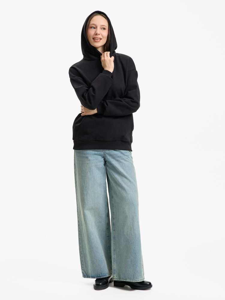 Худи унисекс оверсайз Daylero, черное-4