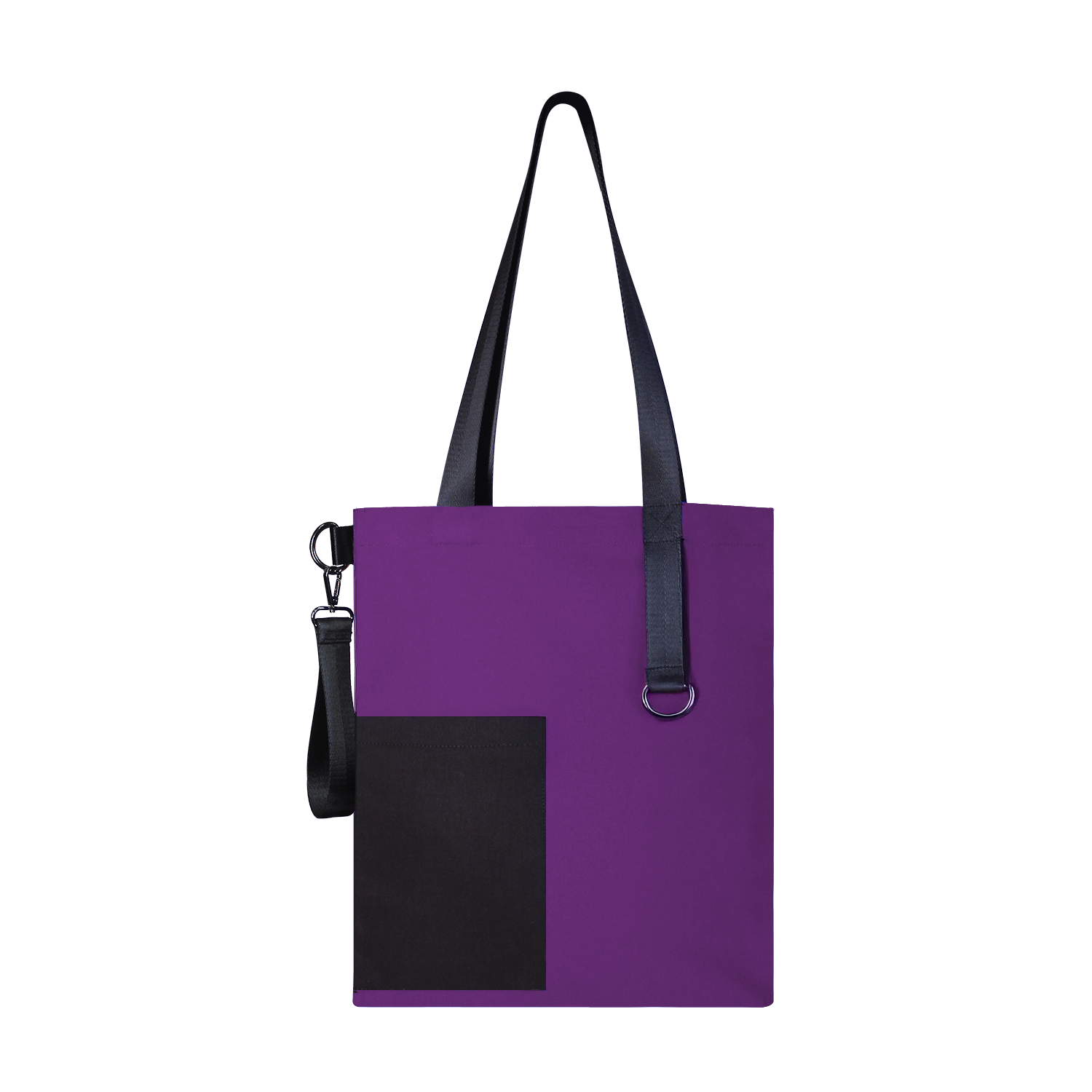Шоппер Superbag Color (фиолетовый с черным)-4