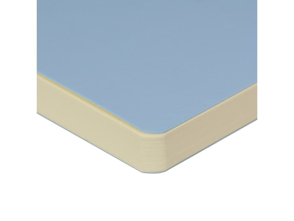 Скетчбук Sketch & Art в мягком переплете 145х145 мм, 100 л. бежевой бумаги 100 гр., голубой-1