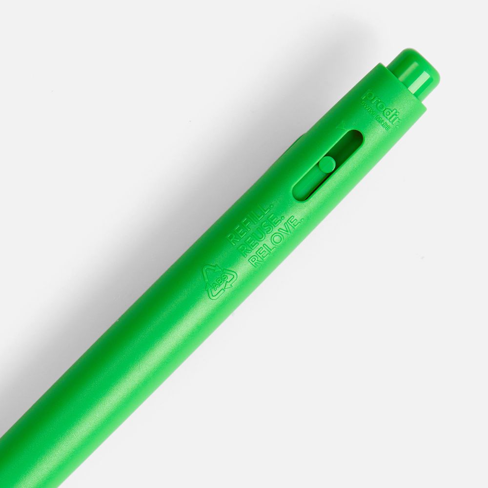 Ручка шариковая Prodir DS11 PMP, зеленая-3