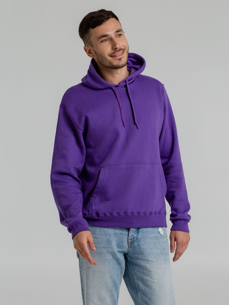 Толстовка с капюшоном Snake II темно-фиолетовая-6