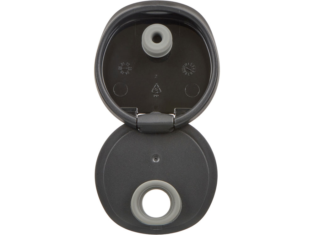 Бутылка для воды Athletica, 1000 мл, нержавеющая сталь, серый-5