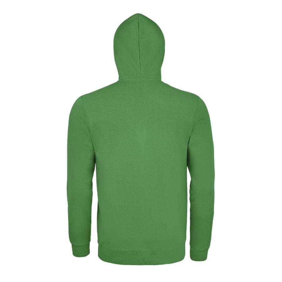 Толстовка худи унисекс на молнии STONE 260, зеленый-5