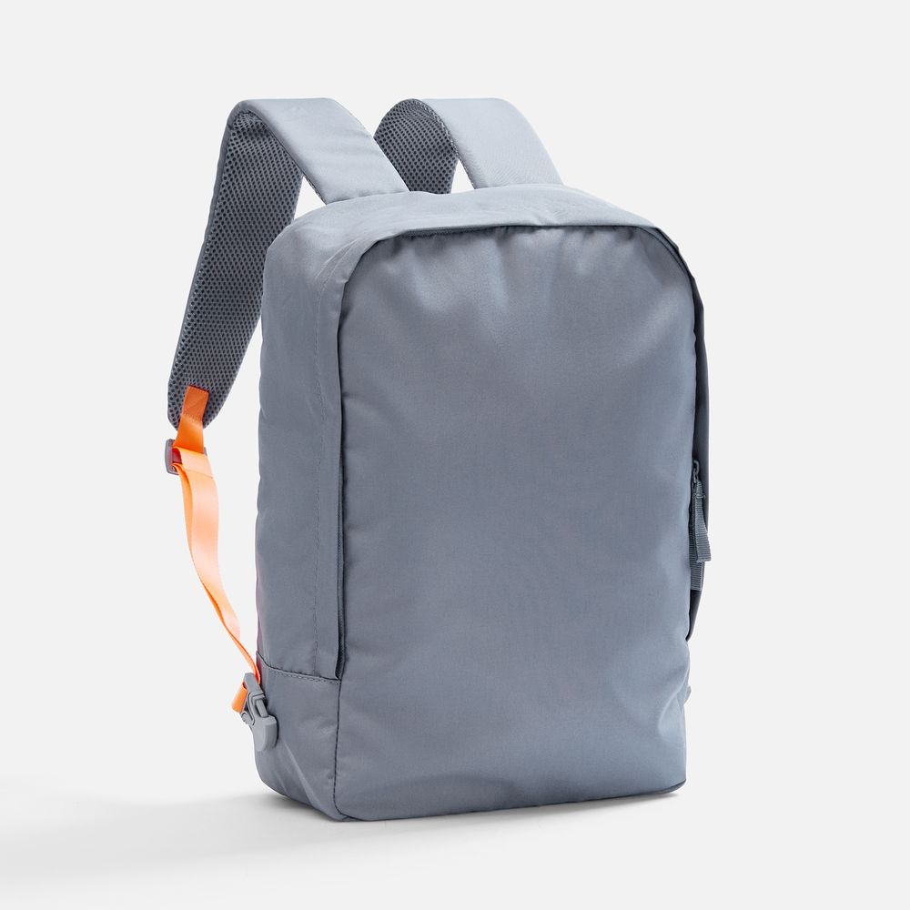 Рюкзак B2, серый с оранжевыми стропами-0