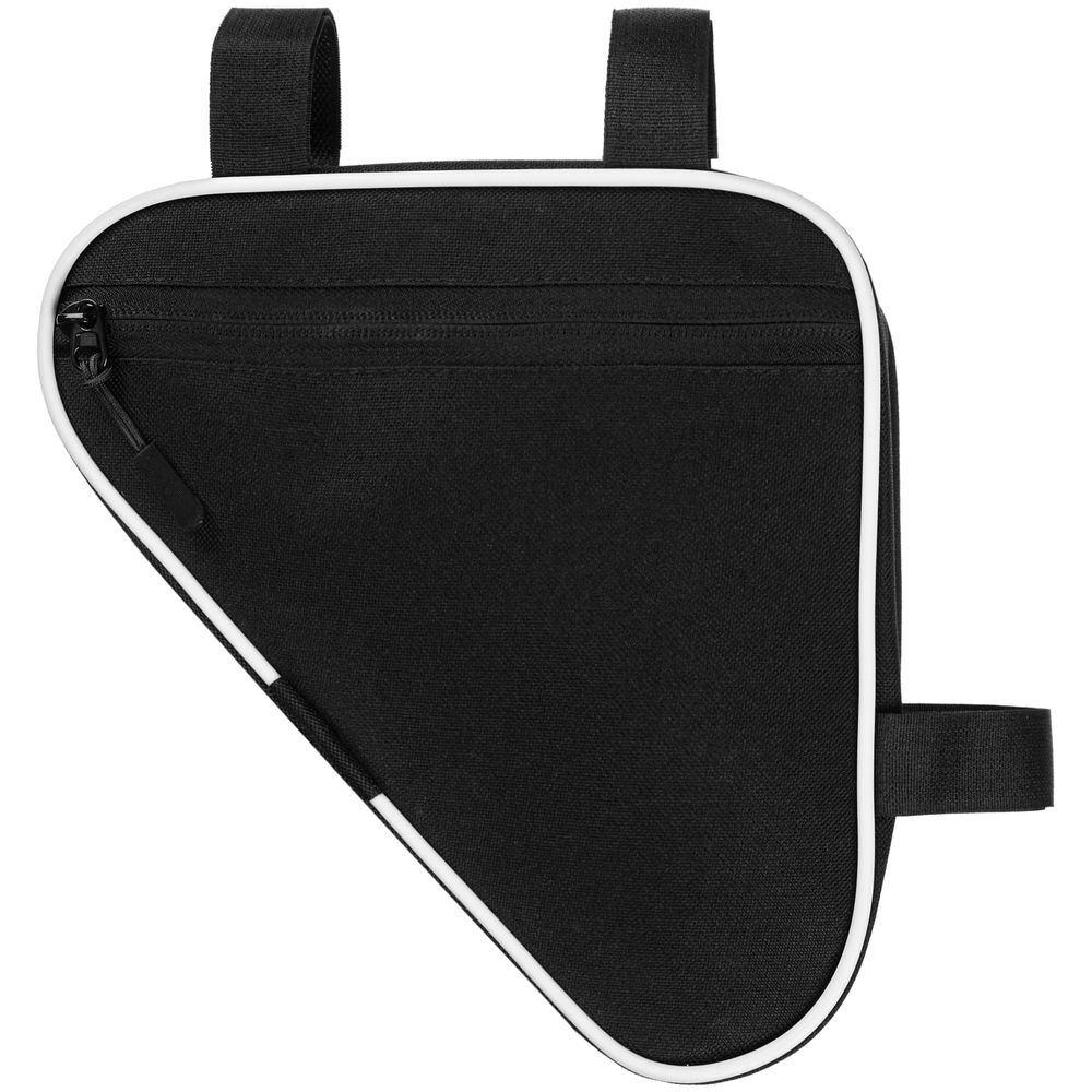 Велосумка на раму BikeLine Mini, черная с белым-2