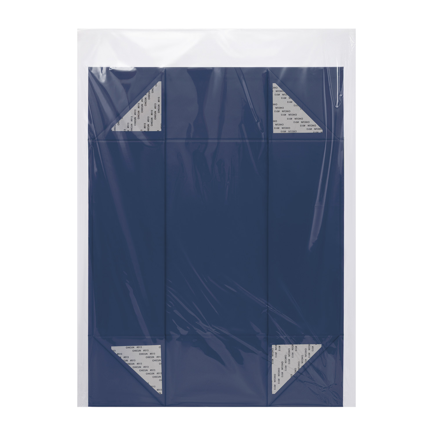 Подарочная коробка-трансформер большая, синяя-4