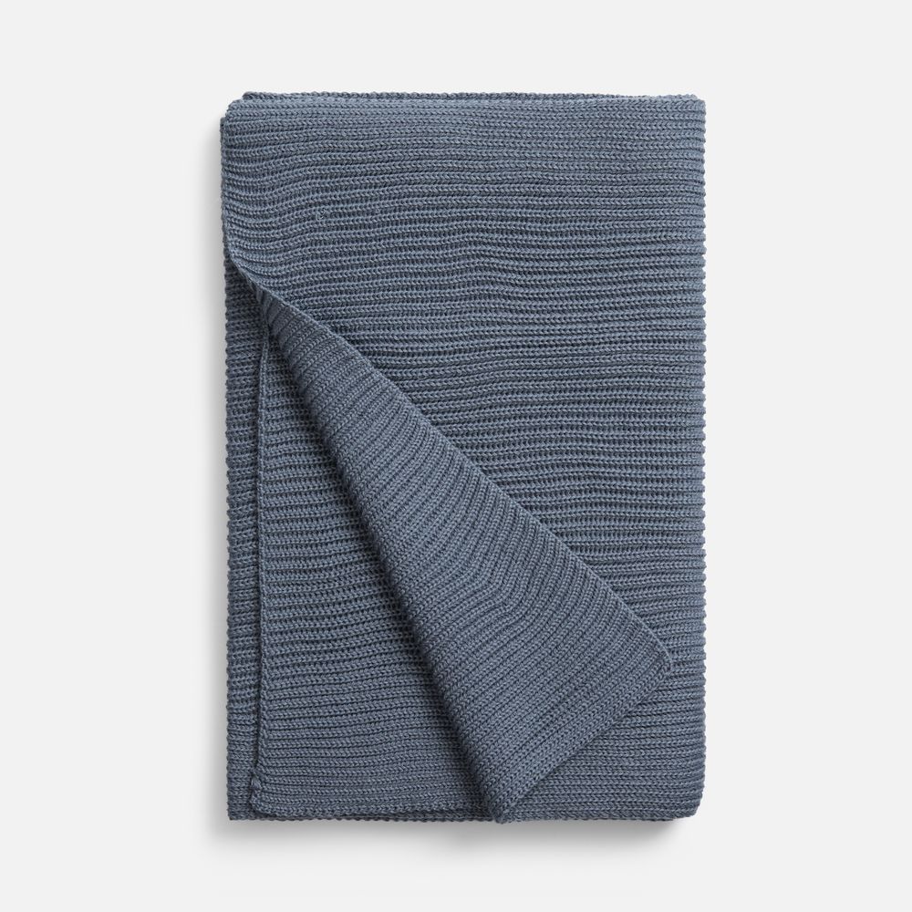 Шарф Nobilis Mono, серый (стальной)-2