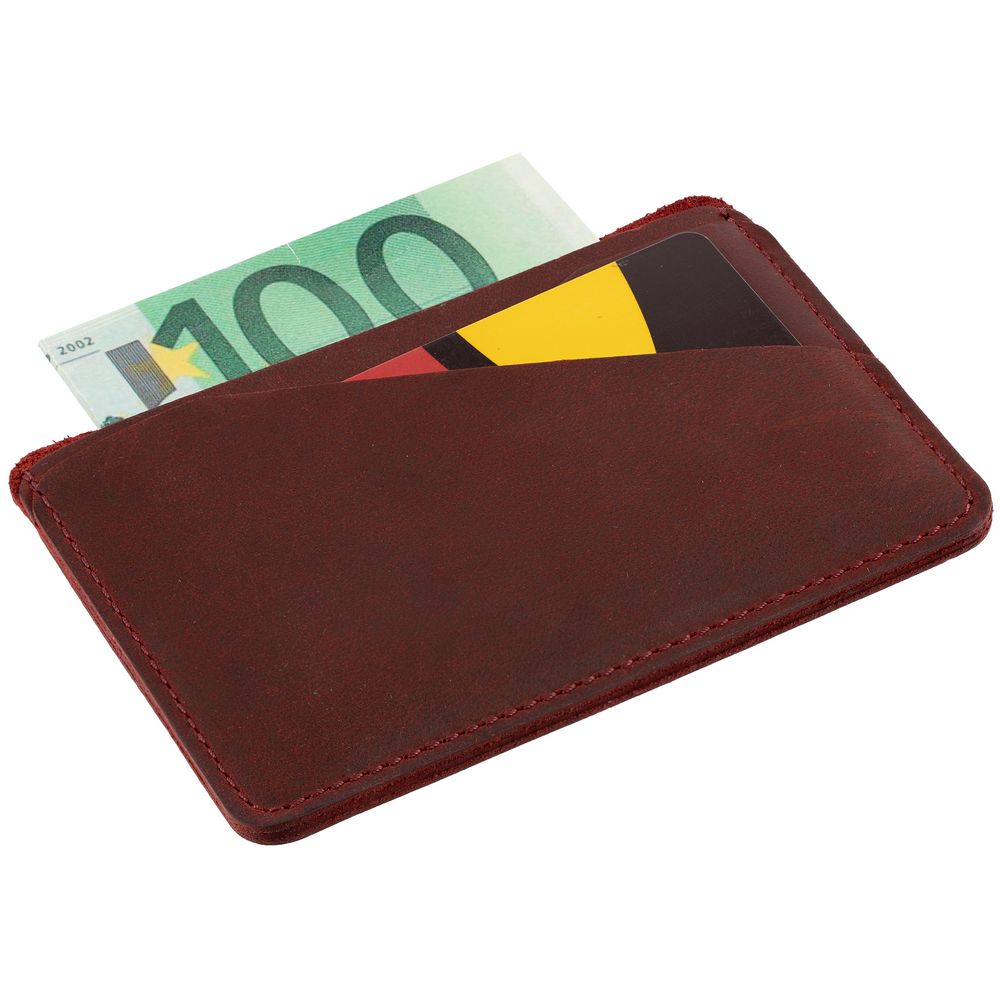 Чехол для карточек inStream, красный-3