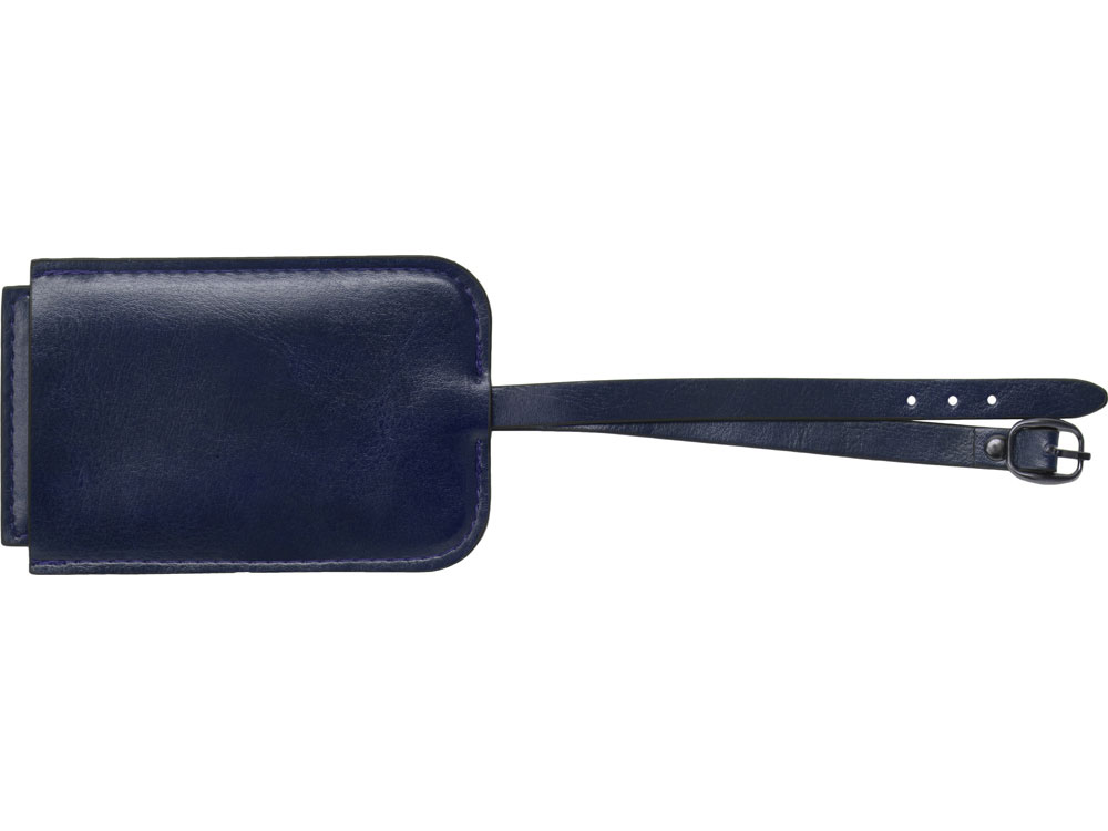 Багажная бирка из PU Fabrizio, синий-3