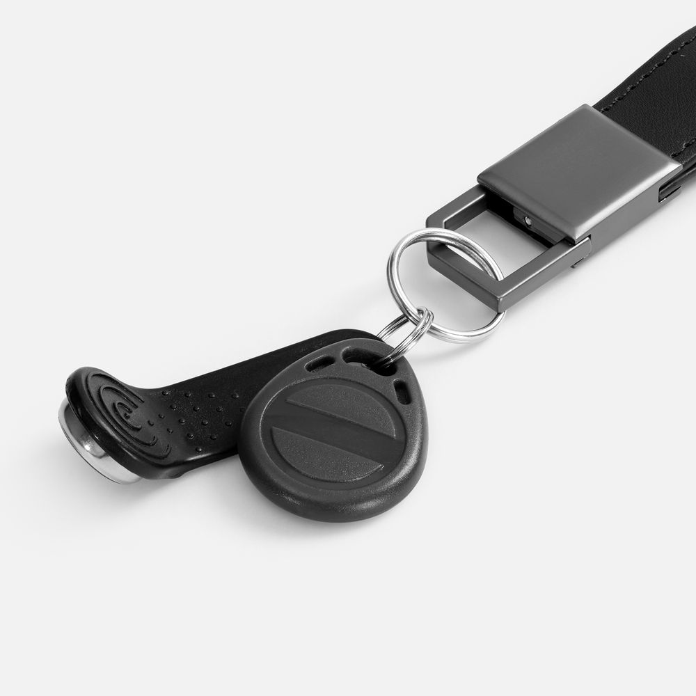 Брелок с карабином Rengas, черный-2