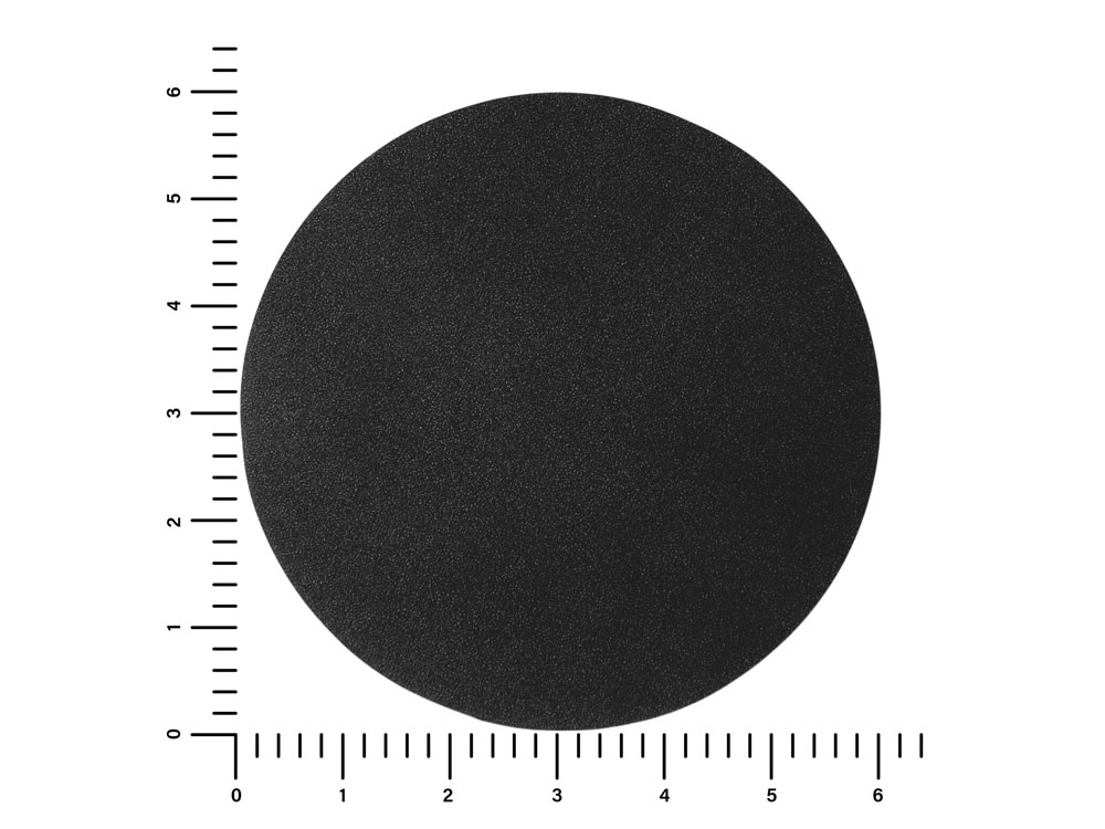 ПАТЧ КРУГ nubuk (чёрный) 6,0 х 6,0 см-1