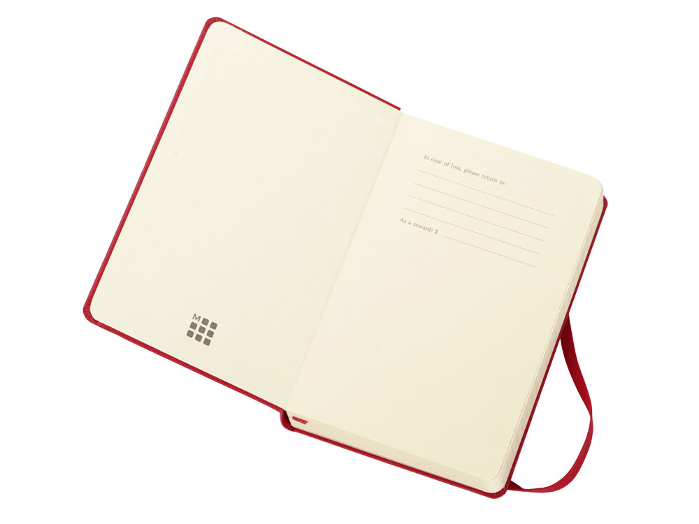 Ежедневник Moleskine Classic (2022), Pocket (9х14), красный, твердая обложка-1