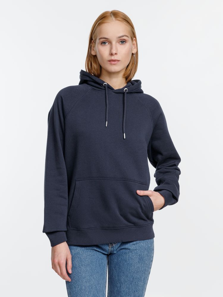 Толстовка унисекс Stellar, темно-синяя-5