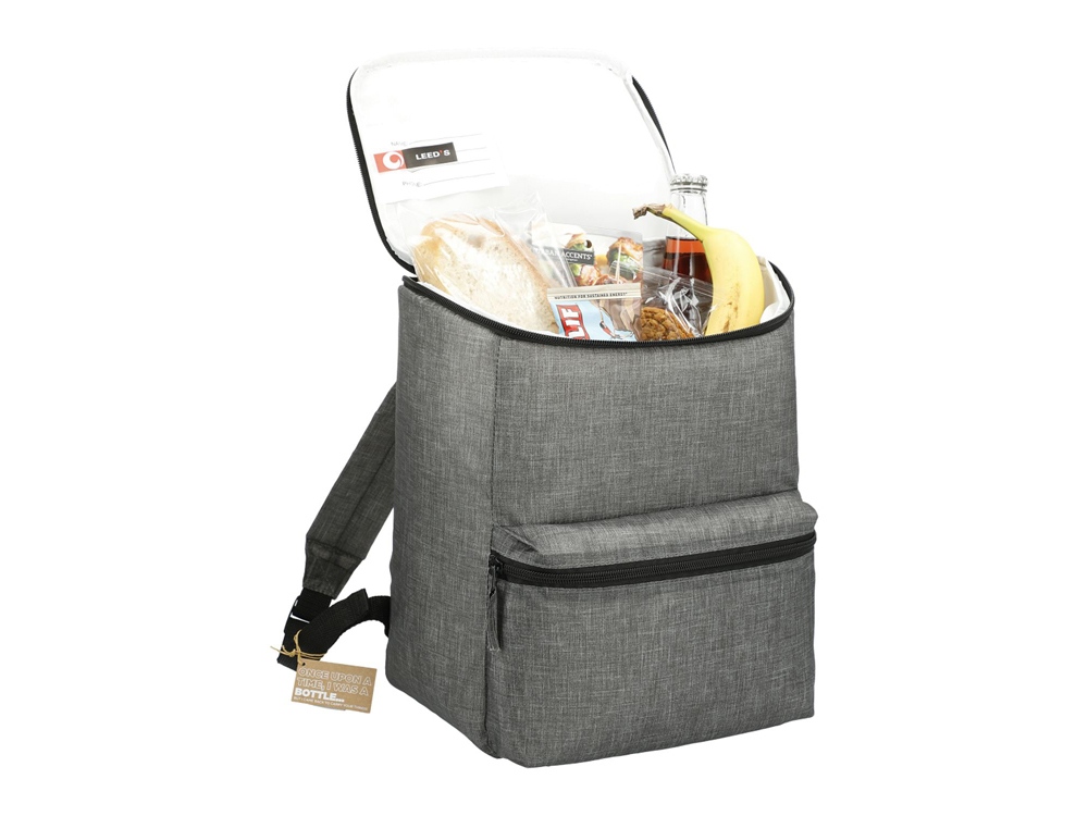Рюкзак-холодильник Reviver из переработанного пластика, серый-3