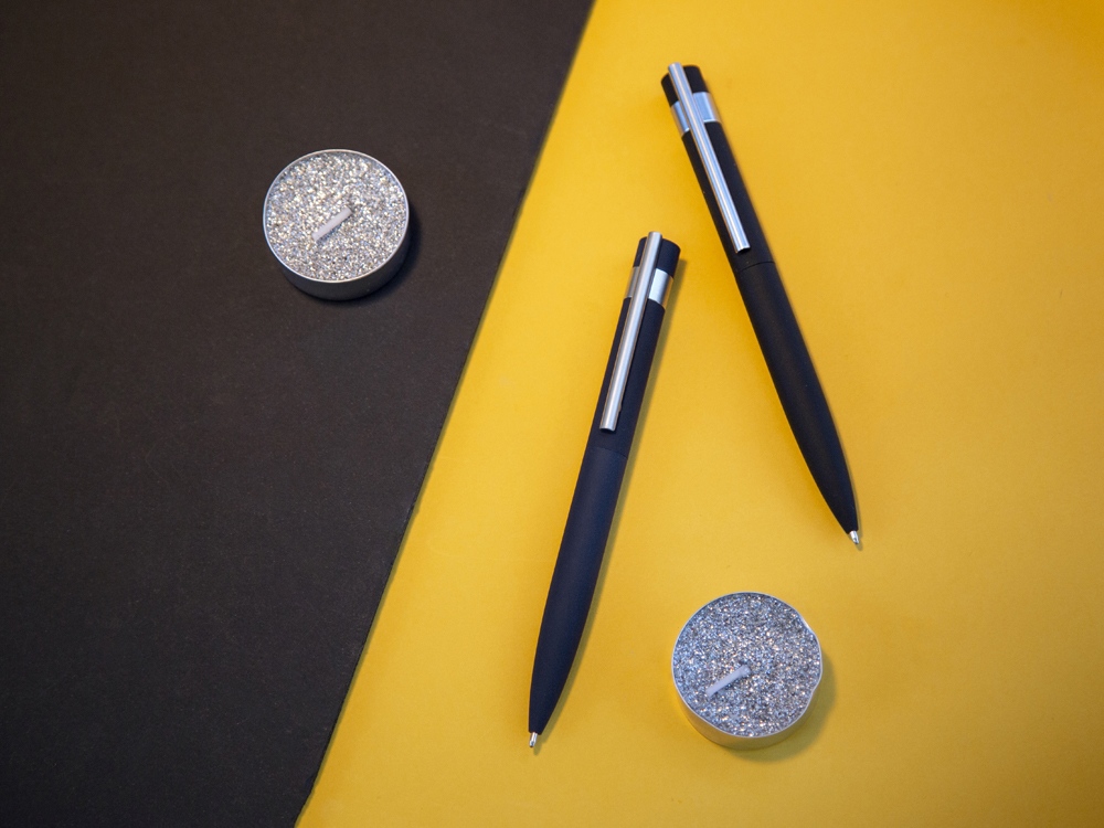 Шариковая металлическая ручка Matteo, темно-синий-6