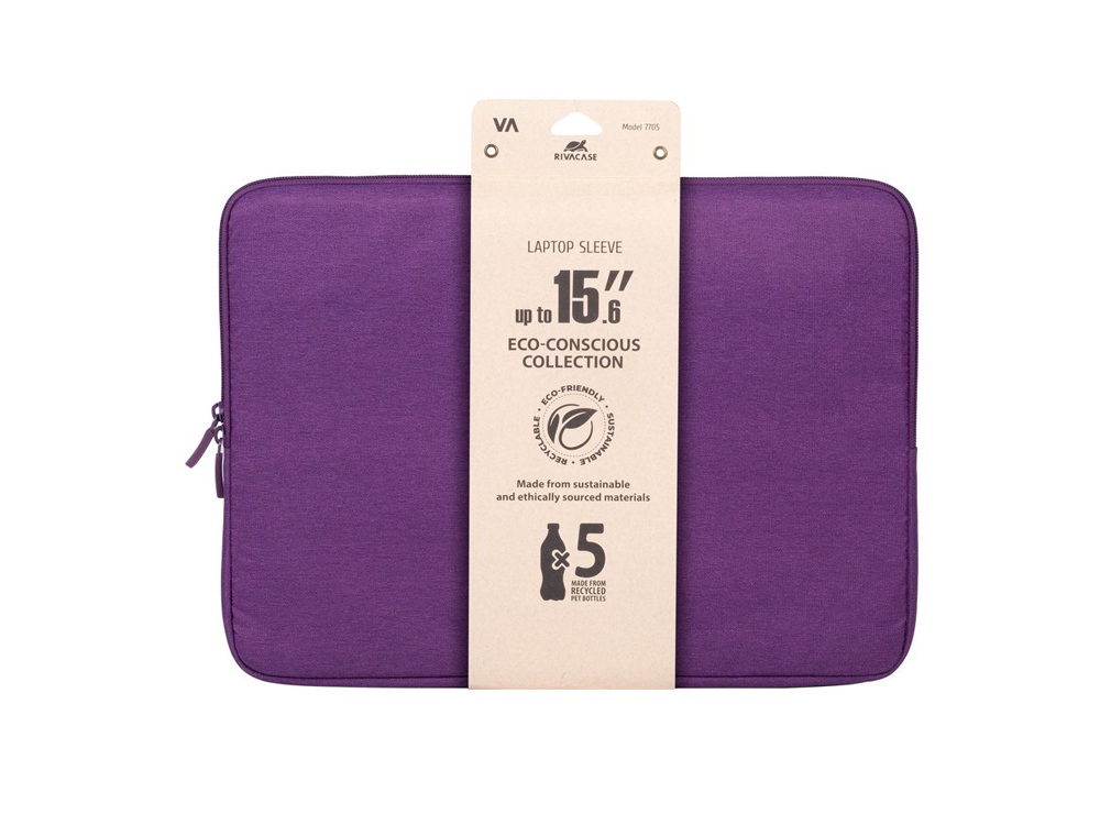 RIVACASE 7705 violet ECO чехол для ноутбука 15.6 / 12-3