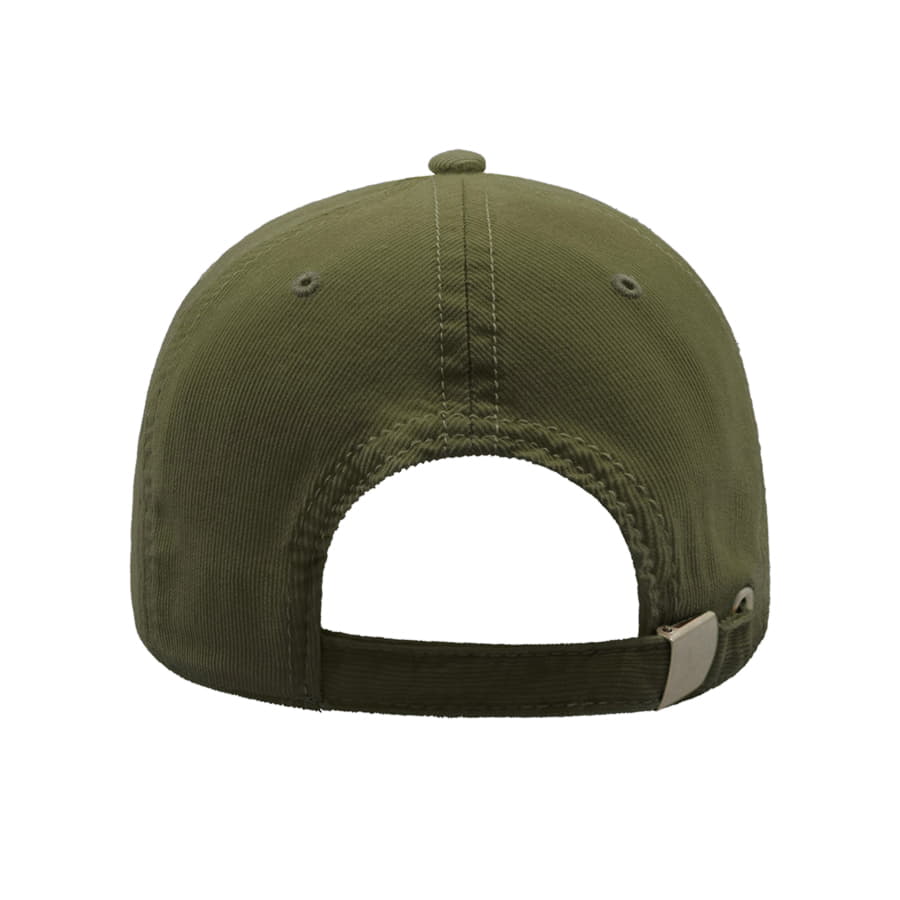 Бейсболка CREEP, 6 клиньев, металлическая застежка, оливковый-5