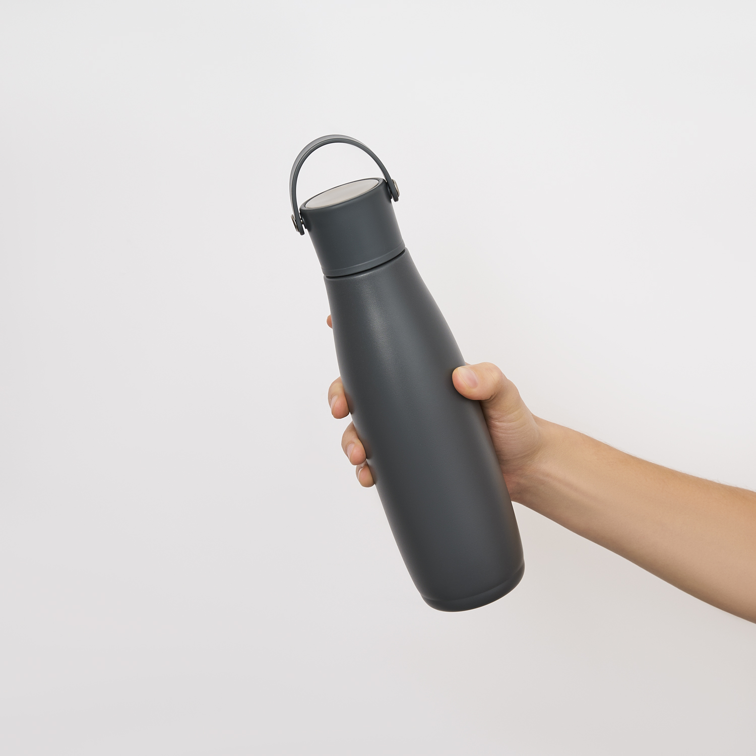 Термобутылка вакуумная герметичная Bosca, серая-13