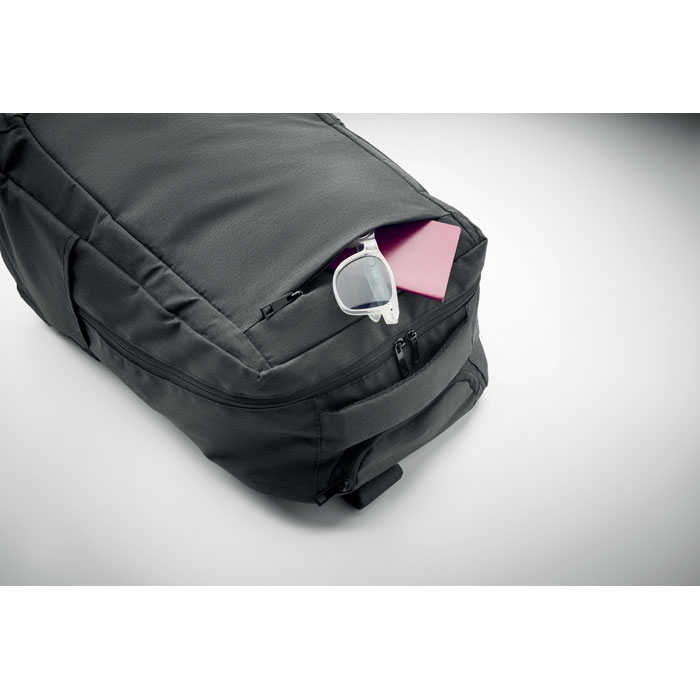 Рюкзак на колесах, черный-9