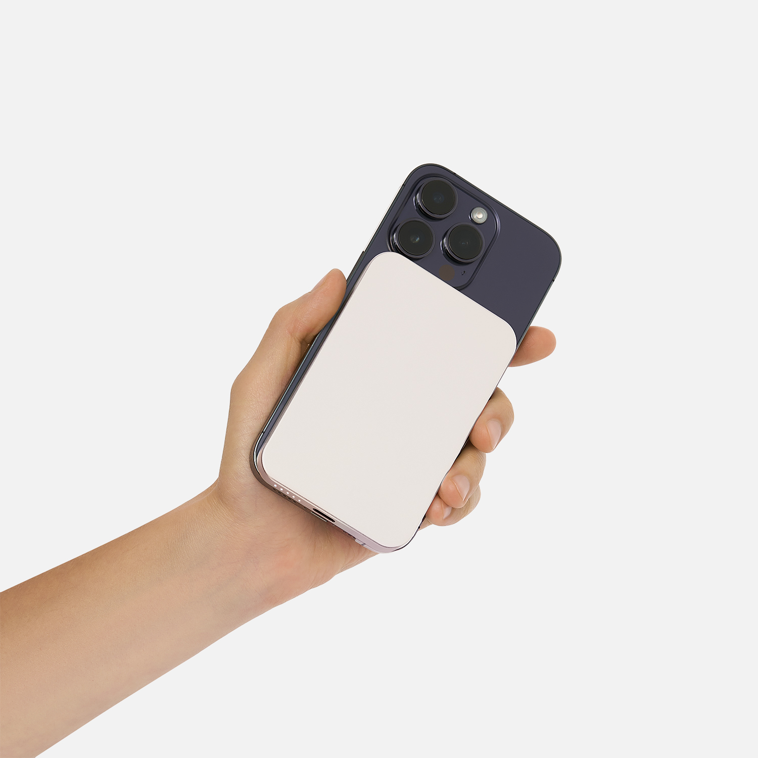 Внешний аккумулятор Artex PD 5000mAh с функцией беспроводной зарядки 15W, титановый-8