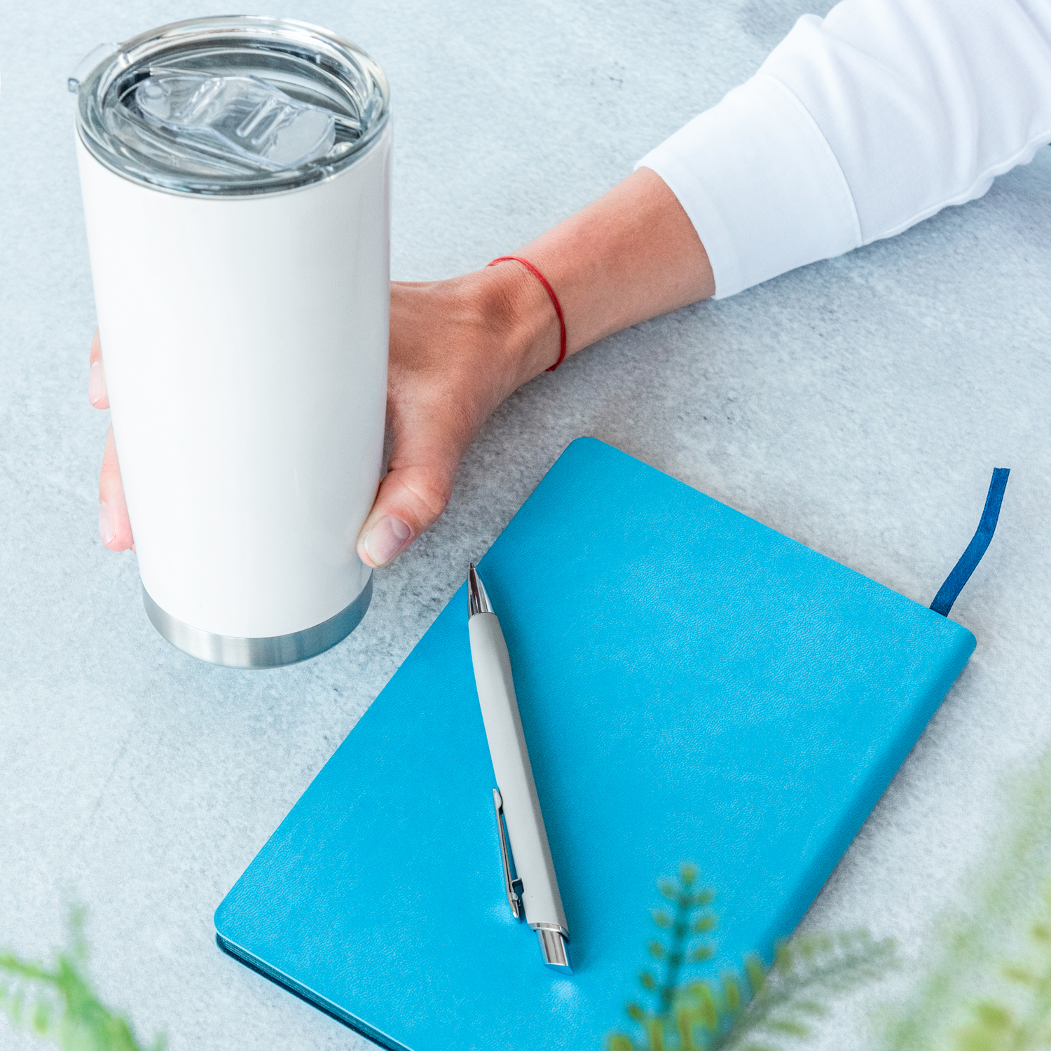 Ежедневник Латте (Latte NEW) недатированный, голубой/синий-8