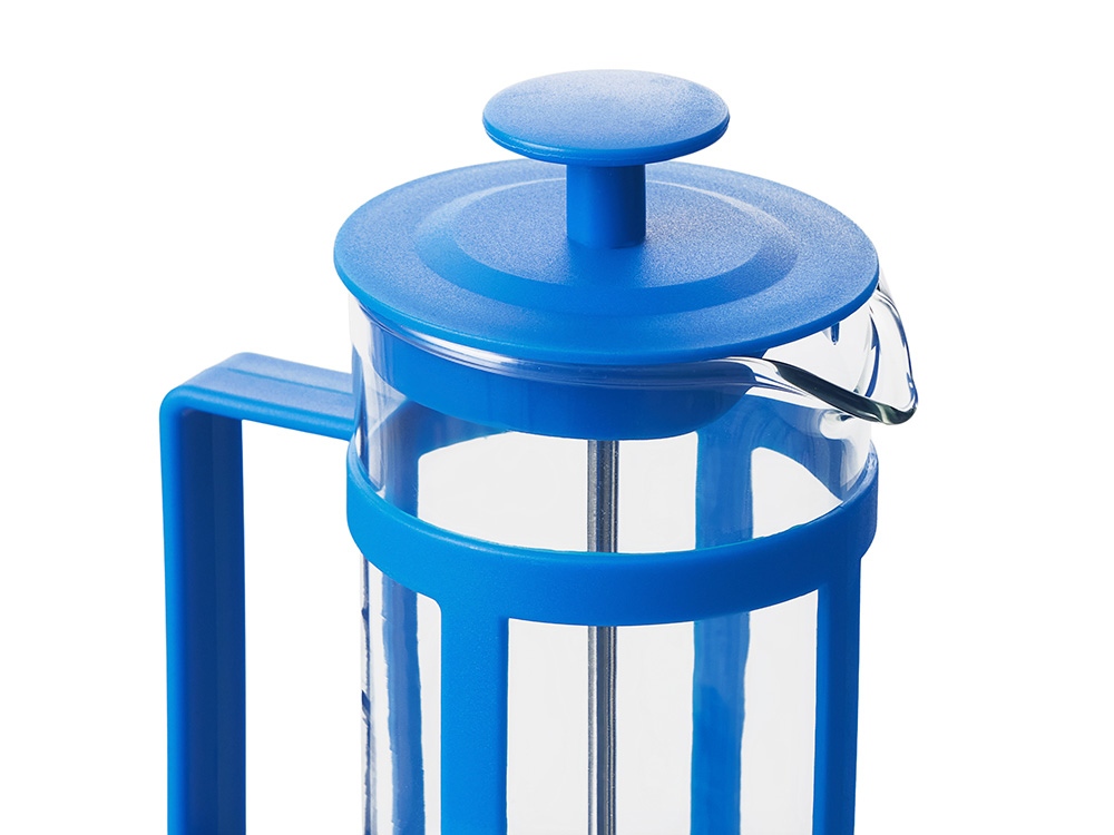 Пластиковый френч-пресс Savor, 350 мл, синий-3