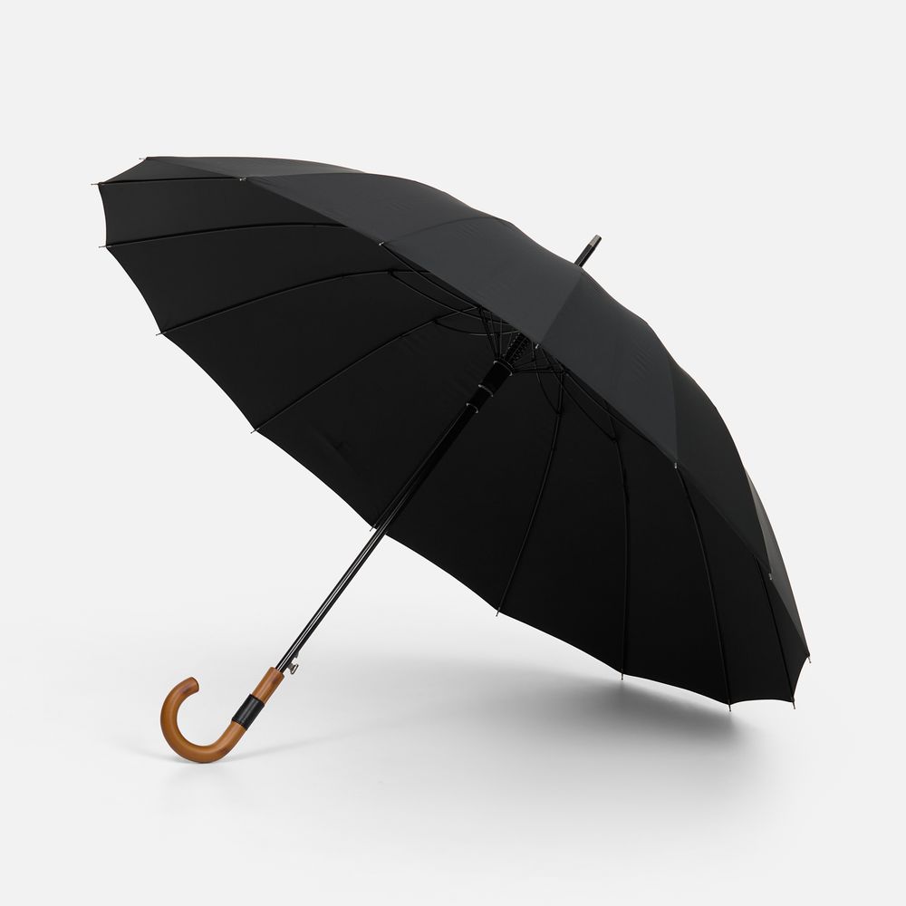 Зонт-трость Cloudfall, черный-0