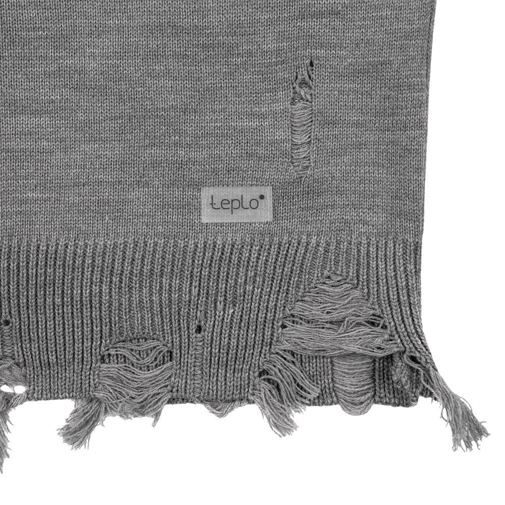 Джемпер оверсайз унисекс Grunge, серый-5