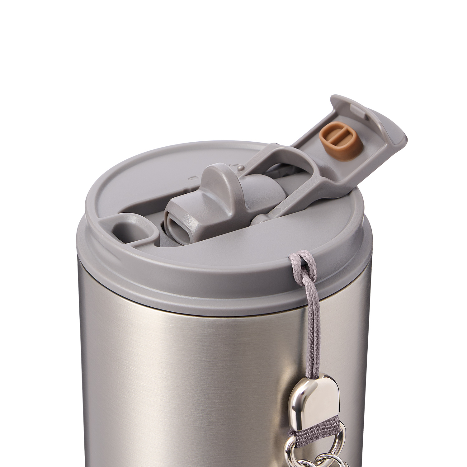 Термокружка вакуумная Авеню (Avenue), серая-4