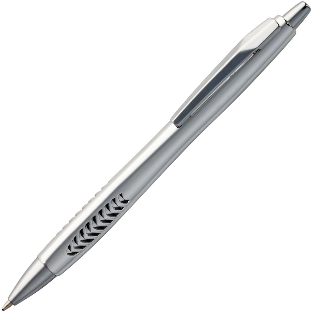 Ручка шариковая Barracuda, серебристая-1