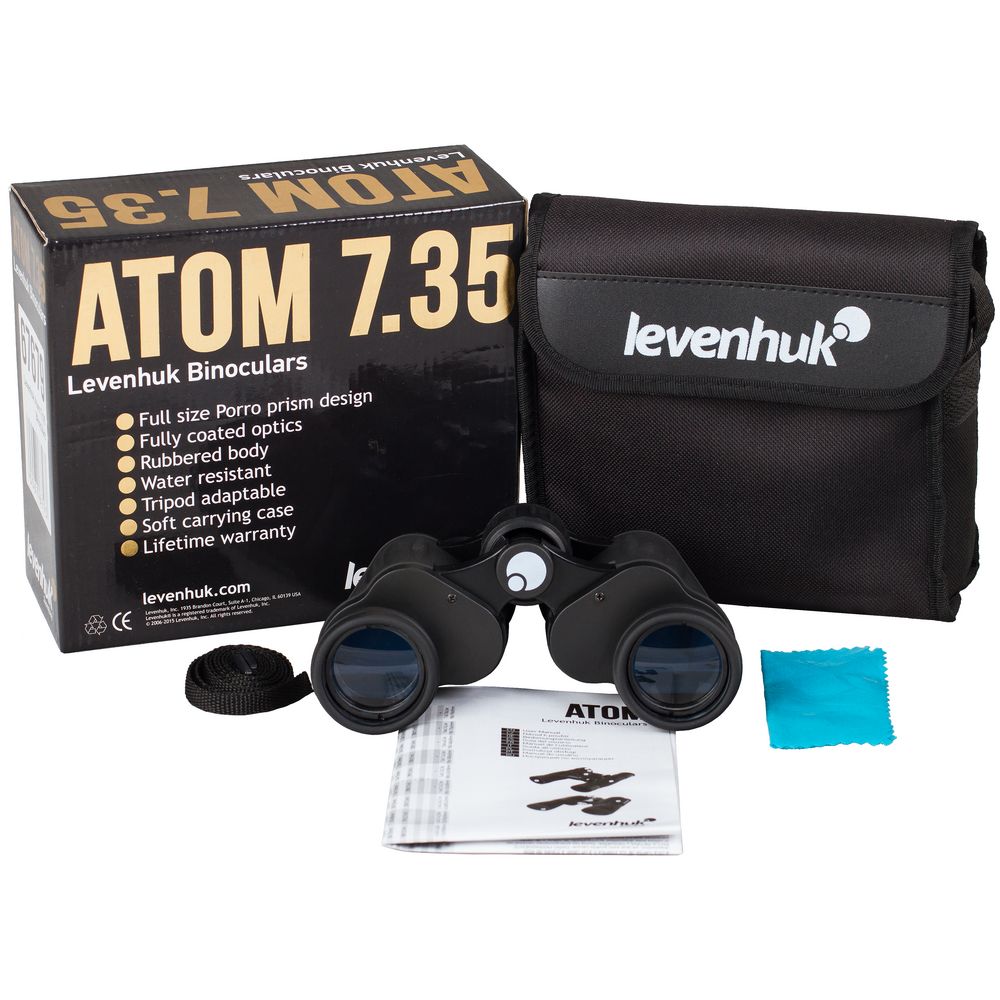 Бинокль Atom 7x, линзы 35 мм-6