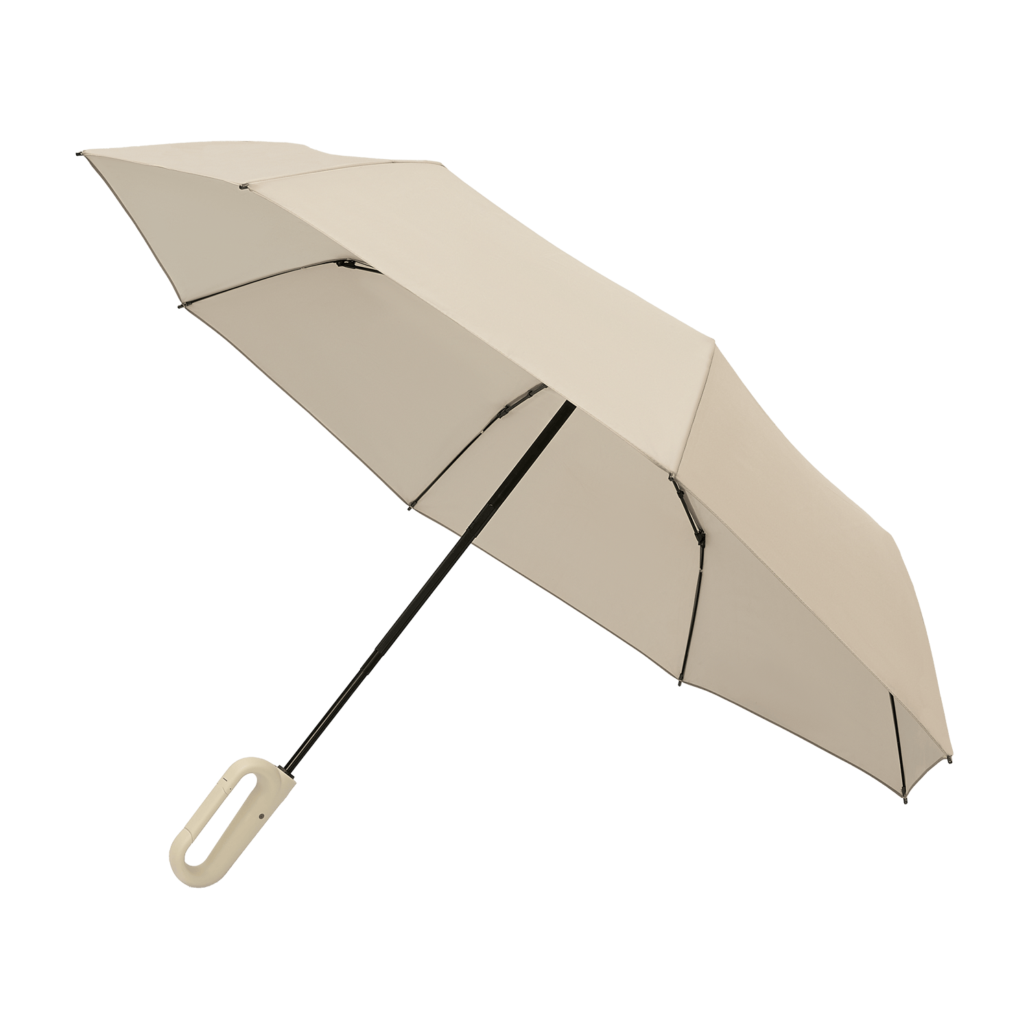 Зонт складной Azimut, бежевый-0