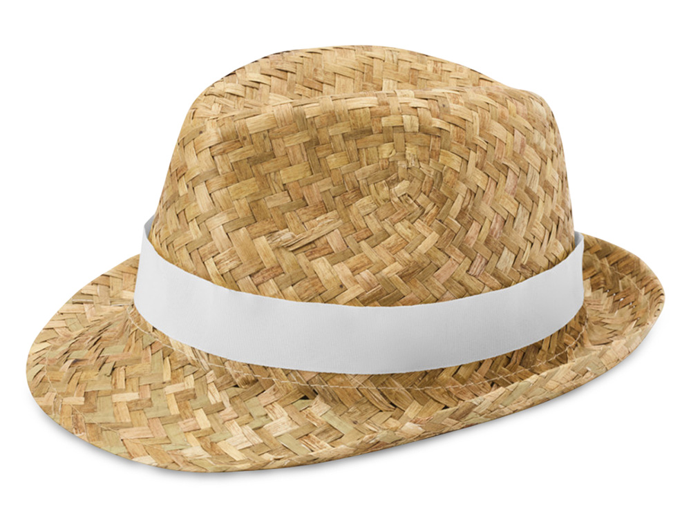 Pricus соломенная шляпа - Белый / Натуральный-0