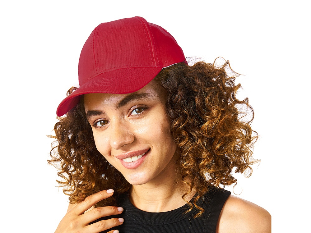 Бейсболка Detroit 6-ти панельная, красный-2