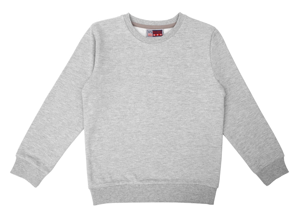 Свитшот Motion детская_4, серый меланж-3