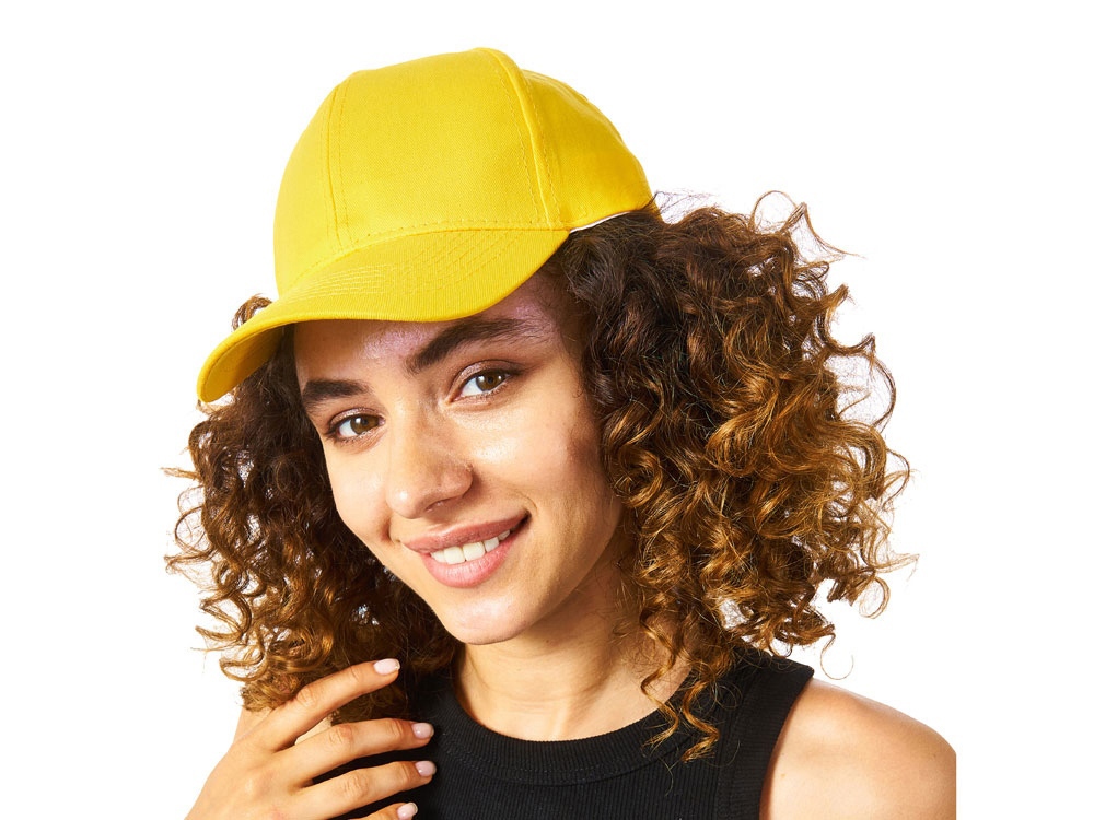 Бейсболка Detroit 6-ти панельная, желтый-2