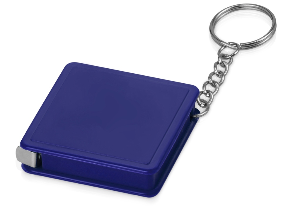 Брелок-рулетка,  1 м., синий-0