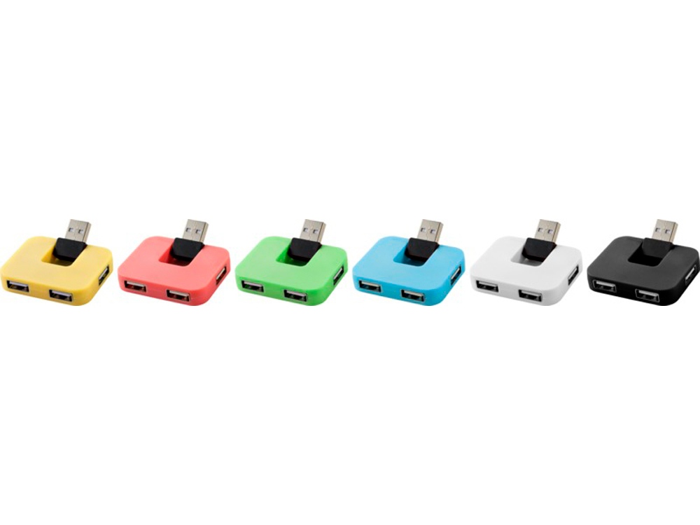 USB Hub Gaia на 4 порта, белый-2
