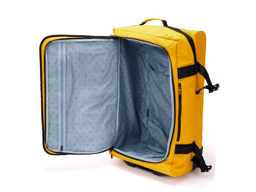 Сумка на колесах TORBER РИТМ, желтый, полиэстер 900D с PU покрытием, 70 х 41 х 28,5 см, 81 л-2