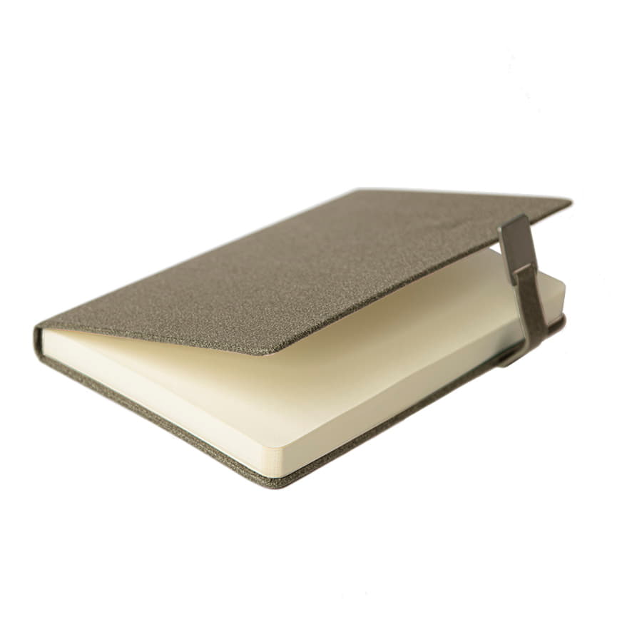 Ежедневник недатированный Linnie, формат А5,в линейку, серый-4