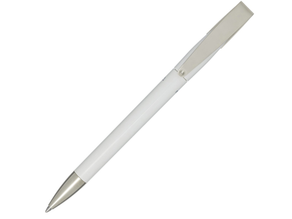 Ana шариковая ручка из переработанной пластмассы - Белый-0